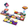 imagePicassoTiles 101 Master Builder Magnetic Building Block Toy Set Construction Magnet Tile Blocks Education Toys with 22 Optical Illusion Spinning Disk 27 Gear Wheels and Engineering Columns PTW101
