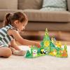 imagePicassoTiles 26pcs Magnetic Tiles Magnet Tile Building Blocks Printed Fall Farm Themed Animal Toy Set with 8 Farmyard Animals Character Action Figures STEM Learning Playset for Kids Ages 3 PTQ27Forest