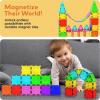imagePicassoTiles 4pcs Magnetic Building Block Large Square Shape Magnet Tiles Construction Toy STEM Learning Kit Educational Playset Playboard Pretend Play Stacking Blocks Child Brain Development PTE0912Pc Square