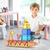 imagePicassoTiles 60 Piece Set 60pcs Magnet Building Tiles Clear Magnetic 3D Blocks Construction Playboards  Creativity Beyond Imagination Inspirational Recreational Educational Conventional