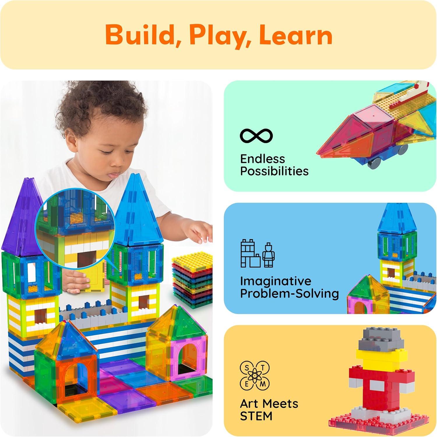 imagePicassoTiles Brick Baseplate Classic Building Block Foundation Kit 20 Pack 10quotx10quot Platform Multi Color Bricks Stud Blocks Compatible with All Major Brands STEM Construction Set Kids Ages 3 PBS0212pcs Socket02