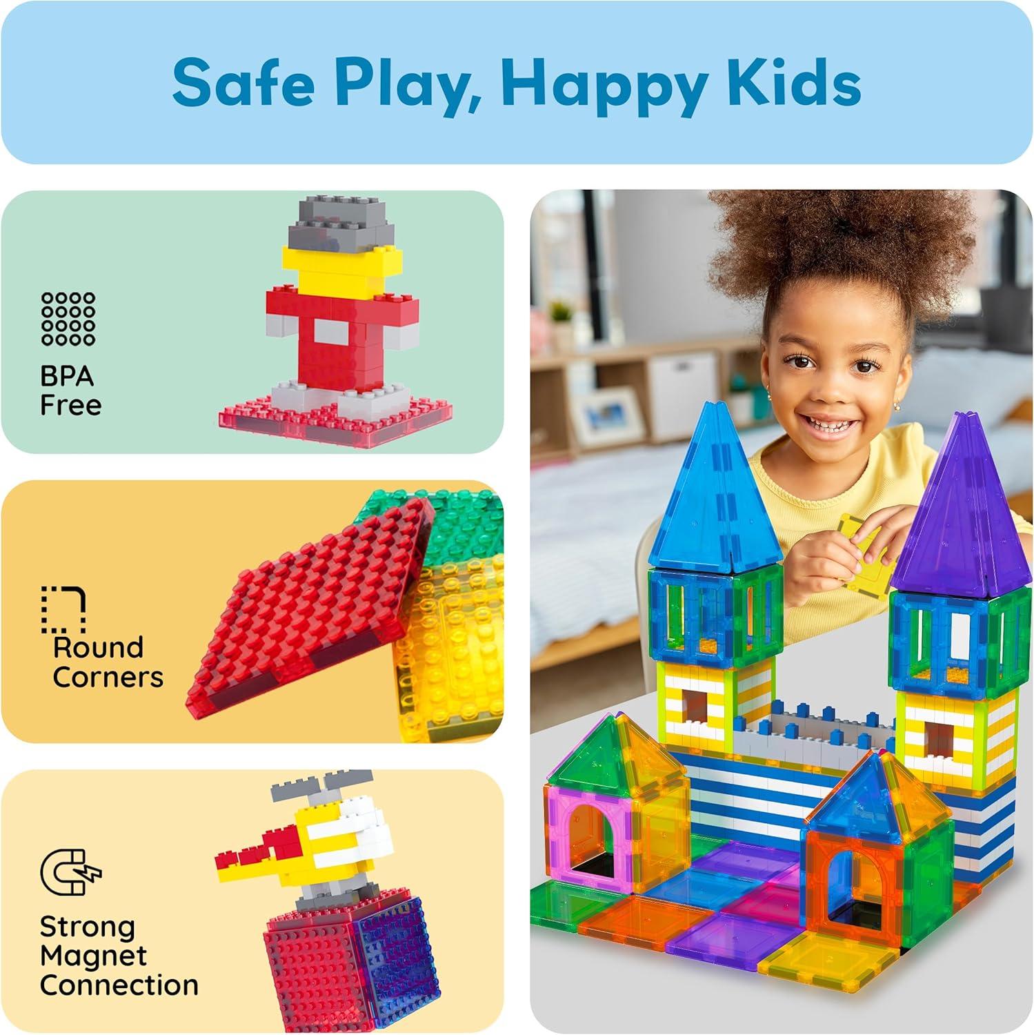 imagePicassoTiles Brick Baseplate Classic Building Block Foundation Kit 20 Pack 10quotx10quot Platform Multi Color Bricks Stud Blocks Compatible with All Major Brands STEM Construction Set Kids Ages 3 PBS0212pcs Spikes01