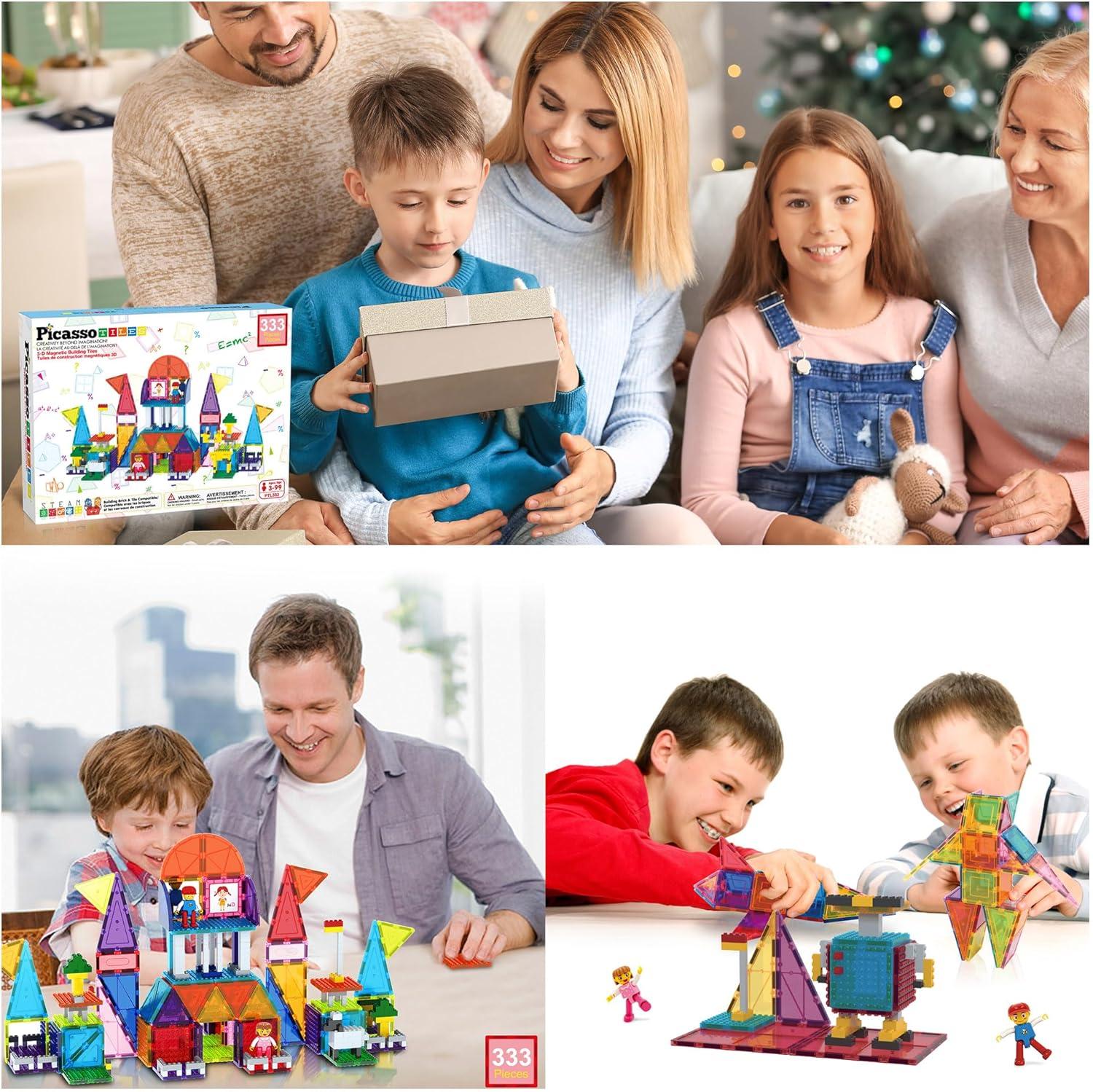 imagePicassoTiles Brick Baseplate Classic Building Block Foundation Kit 20 Pack 10quotx10quot Platform Multi Color Bricks Stud Blocks Compatible with All Major Brands STEM Construction Set Kids Ages 3 PBS02333 Pcs Combo Set