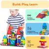 imagePicassoTiles Brick Baseplate Classic Building Block Foundation Kit 20 Pack 10quotx10quot Platform Multi Color Bricks Stud Blocks Compatible with All Major Brands STEM Construction Set Kids Ages 3 PBS0212pcs Spikes01