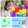 imagePicassoTiles Magnet Building TilesPrincess Castle Theme Magnet Tile with 2 Action Figures Building Blocks Construction Toy Block Stack Magnet Tile Construction Medieval Castle playset