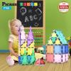 imagePicassoTiles 60PC Magnet Tiles  36PC Windows ampamp Quarter Round Blocks Building Bundle STEAM Educational Playset for Creative Fun and Learning Construction Play Design Project Toy Gift Idea for Kids