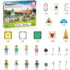 imagePicassoTiles Magnet Tile Building Block Family Homestead Doll House Theme Playset 8 Character Action Figures Double Sided Magnetic Tiles Printing STEM Education Learning Kit Toy Set Kids Ages 3 PTQ06Medieval and Castle