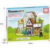 imagePicassoTiles Magnet Tile Building Block Family Homestead Doll House Theme Playset 8 Character Action Figures Double Sided Magnetic Tiles Printing STEM Education Learning Kit Toy Set Kids Ages 3 PTQ06Family Homestead Doll House