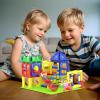 imagePicassoTiles Magnet Tile Building Block Family Homestead Doll House Theme Playset 8 Character Action Figures Double Sided Magnetic Tiles Printing STEM Education Learning Kit Toy Set Kids Ages 3 PTQ06Slide  Swing Playground