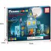 imagePicassoTiles Magnet Tile Building Block Family Homestead Doll House Theme Playset 8 Character Action Figures Double Sided Magnetic Tiles Printing STEM Education Learning Kit Toy Set Kids Ages 3 PTQ06Haunted House