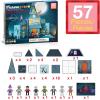 imagePicassoTiles Magnet Tile Building Block Family Homestead Doll House Theme Playset 8 Character Action Figures Double Sided Magnetic Tiles Printing STEM Education Learning Kit Toy Set Kids Ages 3 PTQ06Haunted House