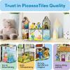imagePicassoTiles Magnet Tile Building Block Family Homestead Doll House Theme Playset 8 Character Action Figures Double Sided Magnetic Tiles Printing STEM Education Learning Kit Toy Set Kids Ages 3 PTQ06Family Homestead Doll House