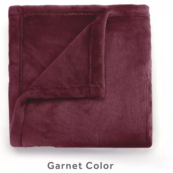 Sunbeam Royal Posh Dove Grey Heated Personal Throw  Blanket CozyWarm Adjustable Heat Settings 11918Garnet