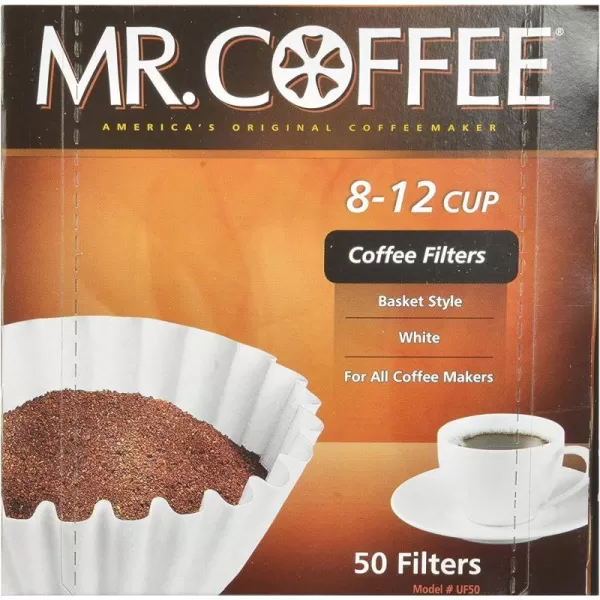 Mr Coffee Coffee Basket Filters 8 12 Cup 50 Filters812 Cup