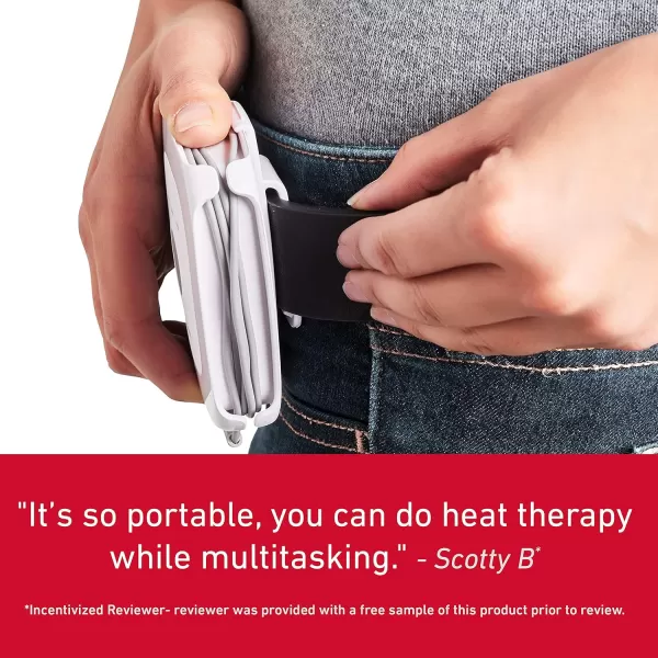 Sunbeam 804STR2P GoHeat Portable Heated Patches for Pain Relief Starter Kit  2 Reusable Gel Patches ampamp Clip On Rechargeable Control Unit with 3 Heat Settings 1 Count Pack of 1