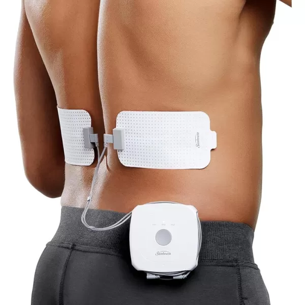 Sunbeam 804STR2P GoHeat Portable Heated Patches for Pain Relief Starter Kit  2 Reusable Gel Patches ampamp Clip On Rechargeable Control Unit with 3 Heat Settings 1 Count Pack of 1