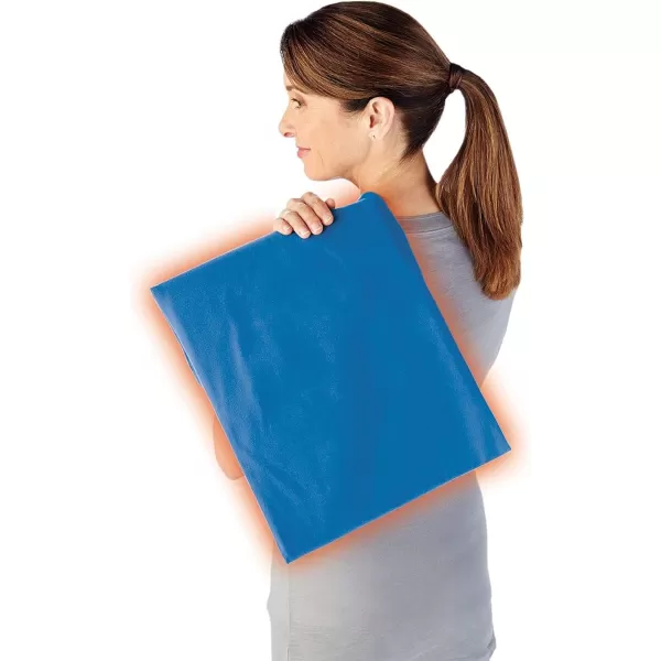 Sunbeam Heating Pad for Pain Relief  XL King Ultra Heat 3 Heat Settings with Moist Heat  Blue 12 Inch x 24 InchSunbeam Heating Pad for Pain Relief  XL King Ultra Heat 3 Heat Settings with Moist Heat  Blue 12 Inch x 24 Inch