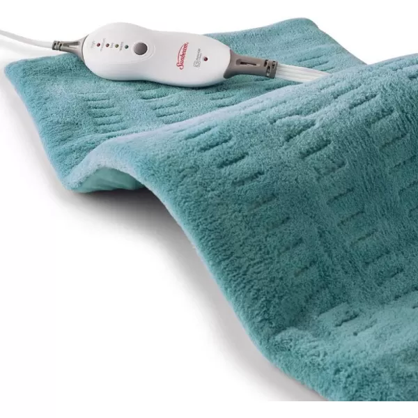 Sunbeam Heating Pad for Back Neck and Shoulder Pain Relief with Auto Shut Off XL 12 x 24 TealSunbeam Heating Pad for Back Neck and Shoulder Pain Relief with Auto Shut Off XL 12 x 24 Teal