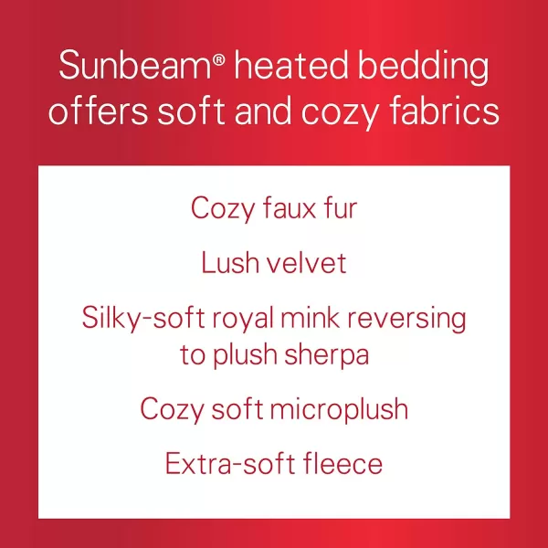 Sunbeam Heated Blanket  Microplush 10 Heat Settings Slate King  BSM9KKSR82516A00Heritage Blue Queen Blanket