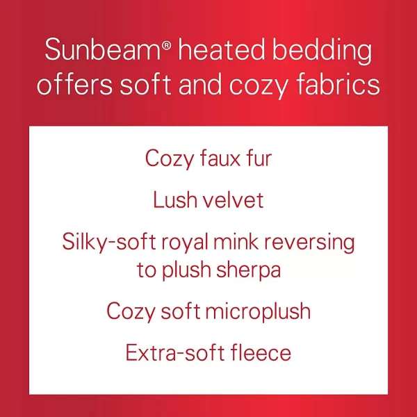 Sunbeam Heated Blanket  Microplush 10 Heat Settings Slate King  BSM9KKSR82516A00Slate King Blanket