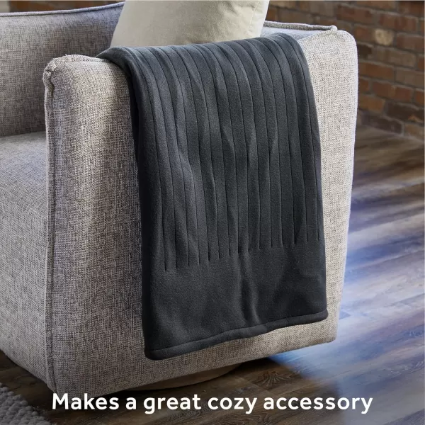 Sunbeam Royal Ultra Cabernet Heated Personal Throw  Blanket CozyWarm Adjustable Heat SettingsThrow Night Fog