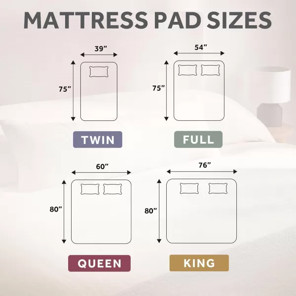 imageSunbeam King Size Electric Heated Mattress Pad 12 Heat Settings 12hr Auto ShutOff Fast Heating Machine WashableKing