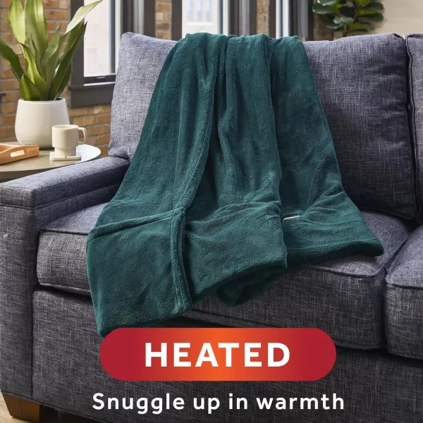 imageSunbeam Royal Luxe Mushroom Heated Blanket  TwinEmerald