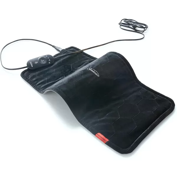 imageSunbeam AdvancedHeat KingSized Heating Pad Sunbeam Heating Pad for Tough Pain ReliefBlack