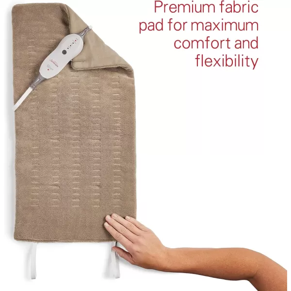 imageSunbeam Premium Sunbeam Heating Pad with Compact Storage King Size BeigeBeige