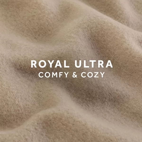 imageSunbeam Royal Ultra Fleece Heated Electric Blanket Twin Size 84quot x 62quot 12 Heat Settings 12Hour Selectable Auto ShutOff Fast Heating Machine Washable Warm and Cozy Mushroom