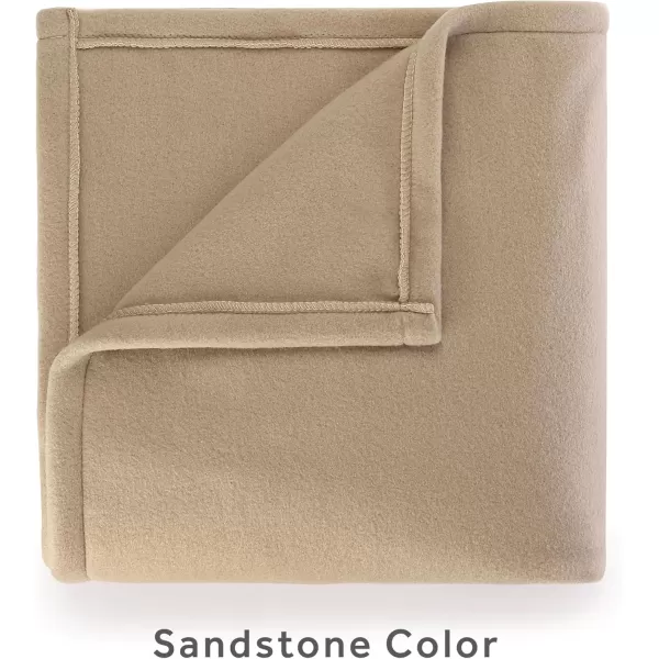 imageSunbeam Royal Ultra Fleece Heated Electric Blanket Twin Size 84quot x 62quot 12 Heat Settings 12Hour Selectable Auto ShutOff Fast Heating Machine Washable Warm and Cozy Mushroom