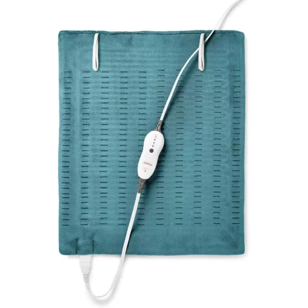 imageSunbeam Premium Sunbeam Heating Pad with Compact Storage King Size BeigeDark Teal