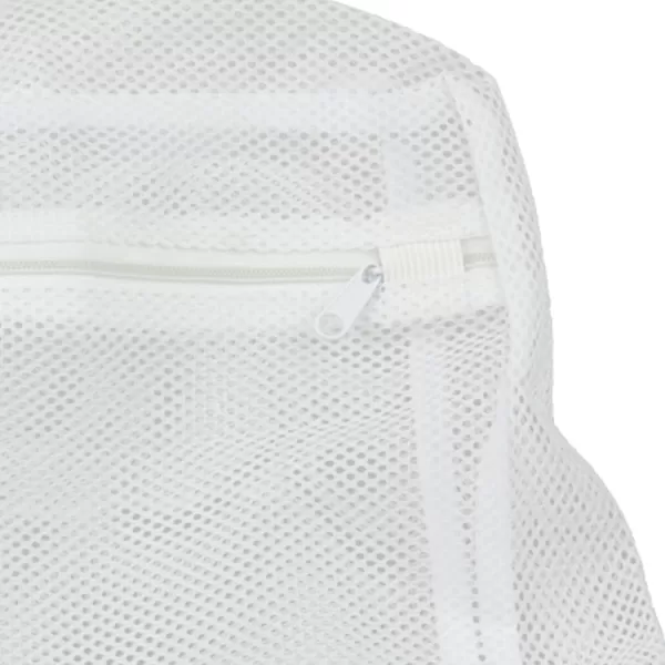 imageHome Basics Micro Mesh Delicates Washer Bag  RectangularShaped Laundry Bag with RustResistant Zipper for Protecting Delicate Garments in the Washer