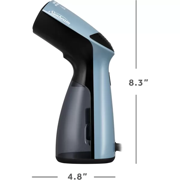 imageSunbeam 1520W Handheld Steamer for Clothes Portable Foldable Travel Steamer Dual Voltage 120240 NonStick High and Low Steam Setting 25s Heat Up 140ml Tank Bristle Brush Storage Bag BlackCompact