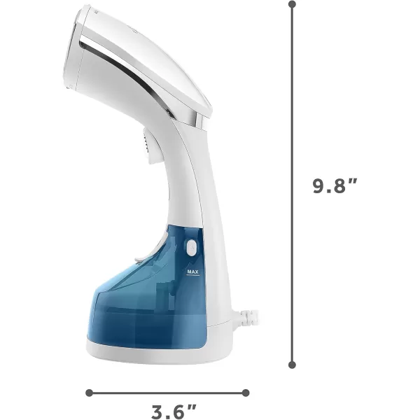 imageSunbeam 1520W Handheld Steamer for Clothes Portable Foldable Travel Steamer Dual Voltage 120240 NonStick High and Low Steam Setting 25s Heat Up 140ml Tank Bristle Brush Storage Bag BlackPower Steam