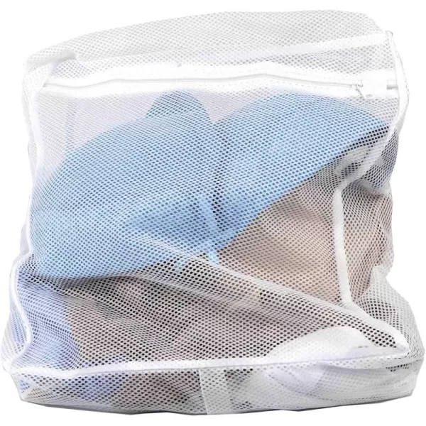 imageHome Basics Micro Mesh Delicates Washer Bag  RectangularShaped Laundry Bag with RustResistant Zipper for Protecting Delicate Garments in the Washer