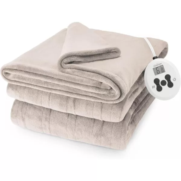 imageSunbeam Royal Posh Champagne Heated Blanket  Twin