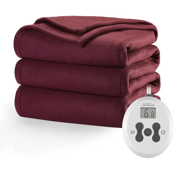 imageSunbeam Royal Ultra Night Fog Heated Blanket  FullCabernet