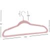 imageSunbeam Velvet Slim 10 Piece Hangers Pink