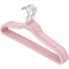 imageSunbeam Velvet Slim 10 Piece Hangers Pink