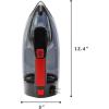 imageSunbeam 1700W Steam Iron 8 Retractable Cord Variable Temperature Select NonStick Soleplate Dual Spray Mist Horizontal or Vertical Shot of Steam Feature 3Way AutoOff Blue and WhiteOne Size