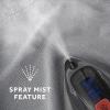 imageSunbeam 1700W Steam Iron 8 Retractable Cord Variable Temperature Select NonStick Soleplate Dual Spray Mist Horizontal or Vertical Shot of Steam Feature 3Way AutoOff Blue and WhiteOne Size