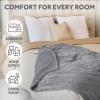 imageSunbeam Royal Posh Night Fog Heated Blanket  FullDove Grey