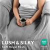imageSunbeam Royal Posh Night Fog Heated Blanket  FullDove Grey
