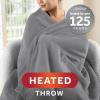 imageSunbeam Royal Posh Night Fog Heated Blanket  FullDove Grey