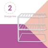 image:imageHome Basics 3Tier Kitchen Corner Counter Shelf and Cabinet Organizer Heavy Duty Wire Shelf in WhiteSingle Pack