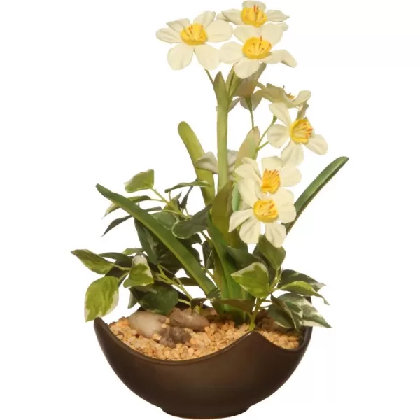 National Tree Potted Narcissus Plant 9 Inch Multi