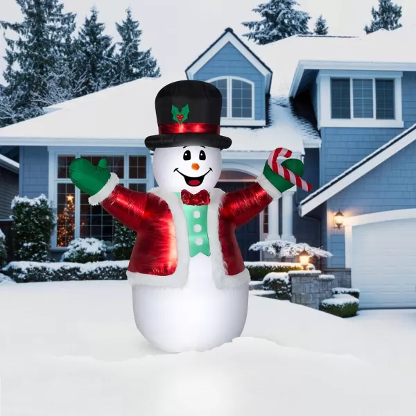 National Tree Company 85ft Inflatable Snowman RedNational Tree Company 85ft Inflatable Snowman Red