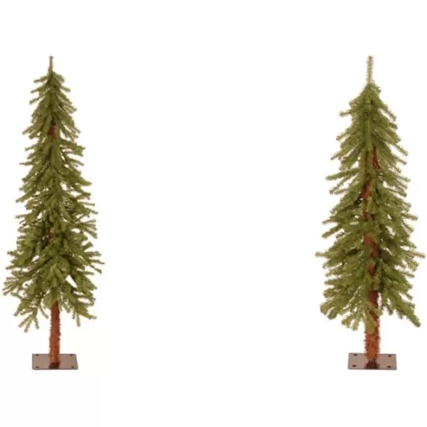 National Tree Company Artificial Christmas Tree  Includes Stand  Hickory Cedar Slim  6 ft5 ft