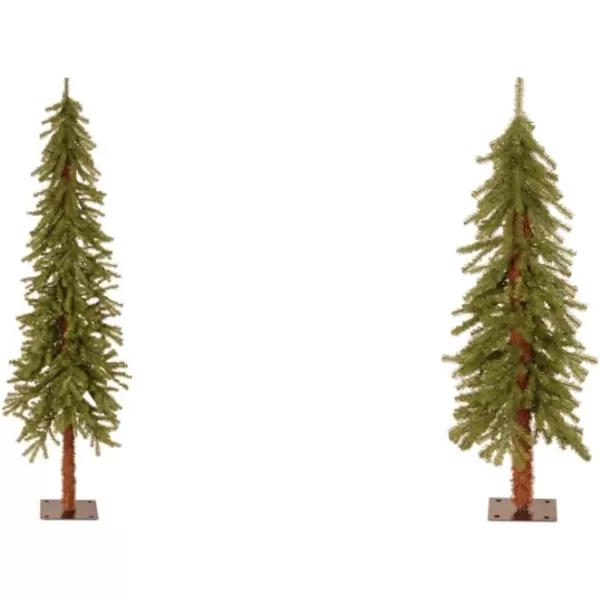 National Tree Company Artificial Christmas Tree  Includes Stand  Hickory Cedar Slim  6 ft6 ft